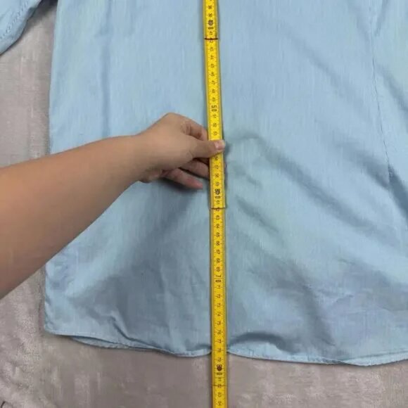 ETON Men’s Dress Shirt - Light Blue Micro-Stripe - Size 41/16, Contemporary Fit - Picture 8 of 11